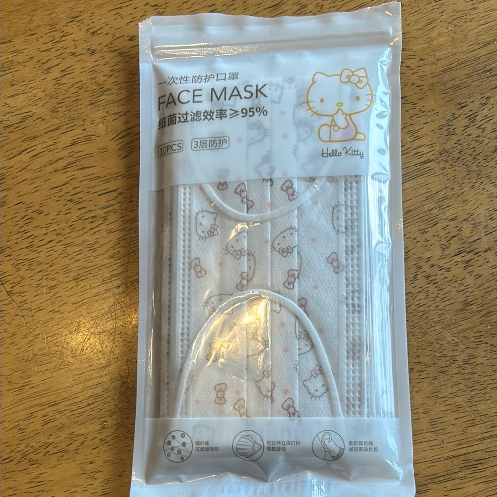 Hello Kitty Face Mask Set